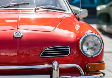wagen, motor, räder, auto tapeten, oldtimer, vw karmann ghia, deutsches auto